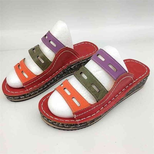 women slip on slippers ladies hollow out mixed colors flip flops fashion sewing wee sandals cork shoes platform female slides 2103, Black
women slip on slippers ladies hollow out mixed colors flip flops fashion sewing wee sandals cork shoes platform female slides 2103, Black