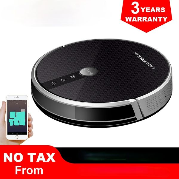 

liectroux c30b robot vacuum cleaner map navigation,wifi app,4000pa suction,smart memory,electric watertank wet mopping disinfect