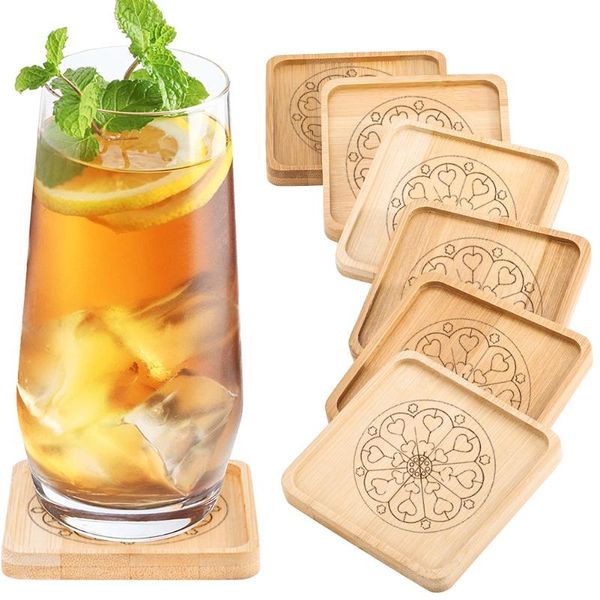 mats & pads nordic simple style 1/2/4/6 pcs wooden coasters tea insulation three-dimensional non-slip cup holder creative placemat
mats & pads nordic simple style 1/2/4/6 pcs wooden coasters tea insulation three-dimensional non-slip cup holder creative placemat