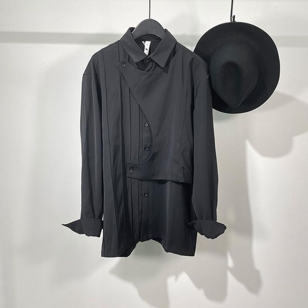 men's casual shirts seak men high street style clothing spring male autumn, White;black
men's casual shirts seak men high street style clothing spring male autumn, White;black