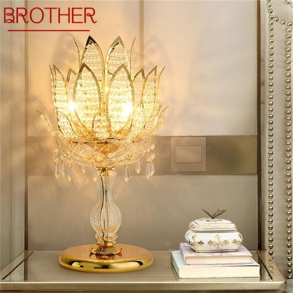 table lamps brother luxury lamp crystal modern gold lotus creative decoration led desk light for home bedside
table lamps brother luxury lamp crystal modern gold lotus creative decoration led desk light for home bedside
