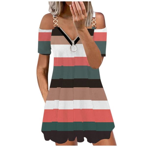 casual dresses women's party dress striped v-neck mini slim zipper floral print hollow sleeve sundress y2k robe femme été d5, Black;gray
casual dresses women's party dress striped v-neck mini slim zipper floral print hollow sleeve sundress y2k robe femme été d5, Black;gray