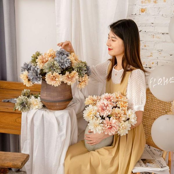decorative flowers & wreaths 1 bunch of yeyue dahlia artificial flower factory fake and green plants wholesale wedding decorations
decorative flowers & wreaths 1 bunch of yeyue dahlia artificial flower factory fake and green plants wholesale wedding decorations