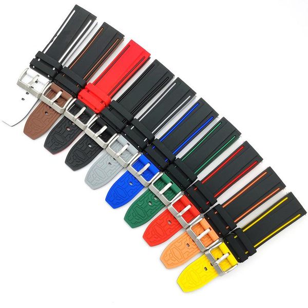 watch bands 20mm 22mm 24mm silicone sport strap double color quick release waterproof men rubber replacement belt band accessories, Black;brown
watch bands 20mm 22mm 24mm silicone sport strap double color quick release waterproof men rubber replacement belt band accessories, Black;brown
