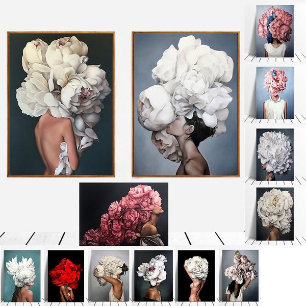 paintings ladies head flower picture home decoration nordic canvas painting art poster room wall sticker
paintings ladies head flower picture home decoration nordic canvas painting art poster room wall sticker