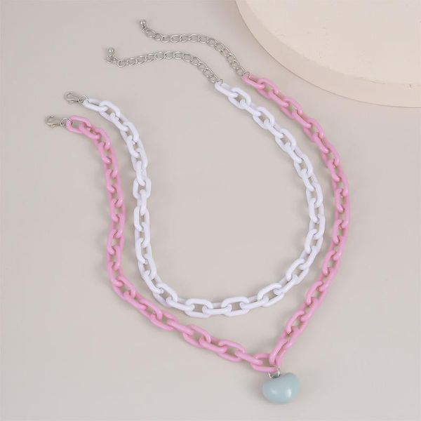 chokers pendant thick chain women necklace double layer party cool hip hop punk style choker collar trendy birthday gift heart shape, Golden;silver
chokers pendant thick chain women necklace double layer party cool hip hop punk style choker collar trendy birthday gift heart shape, Golden;silver