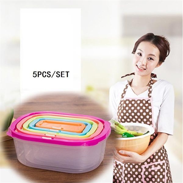 storage bottles & jars 5pcs/set multifunction transparent sealed microwavable crisper set food box kitchen containers lz0482
storage bottles & jars 5pcs/set multifunction transparent sealed microwavable crisper set food box kitchen containers lz0482