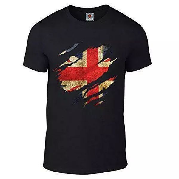 torn union jack flag t-shirt - funny t shirt country british retro fashion sport, White;black
torn union jack flag t-shirt - funny t shirt country british retro fashion sport, White;black
