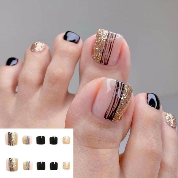 false nails cover detachable fake square head toes nail tips wearable, Red;gold
false nails cover detachable fake square head toes nail tips wearable, Red;gold