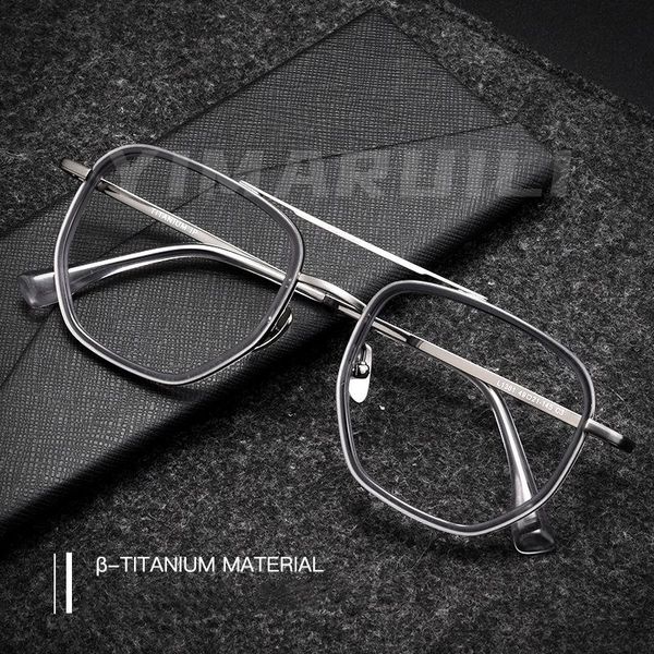 fashion sunglasses frames yimaruili men and women double beam retro plate glasses frame ultra light pure titanium optical prescription l1361, Black
fashion sunglasses frames yimaruili men and women double beam retro plate glasses frame ultra light pure titanium optical prescription l1361, Black