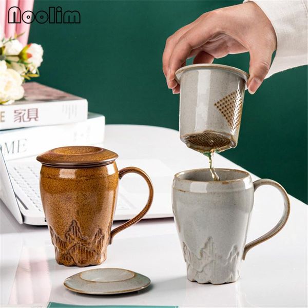 mugs ceramic coffee mug with lid and filter office teacup tea water separation cup couple strainer drinking juice drinkware 260ml
mugs ceramic coffee mug with lid and filter office teacup tea water separation cup couple strainer drinking juice drinkware 260ml