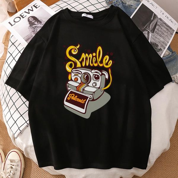 men's t-shirts cartoon camera po smile printed men tshirts creativity breathable male simplicity oversize cool crewneck t-shirt, White;black
men's t-shirts cartoon camera po smile printed men tshirts creativity breathable male simplicity oversize cool crewneck t-shirt, White;black