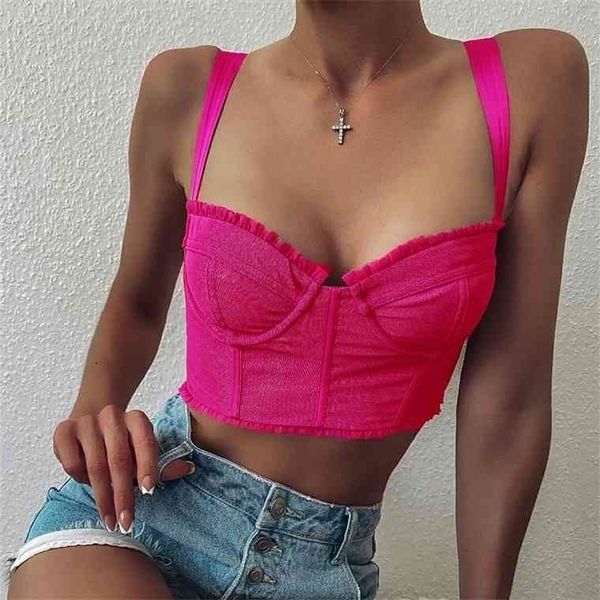 corset backless single breasted underwire mesh patchwork cami pads boning pink crop tank women chic outfits s, White
corset backless single breasted underwire mesh patchwork cami pads boning pink crop tank women chic outfits s, White
