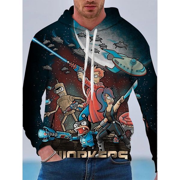 comic cartoon pattern men is a 3d printed hoodie visual impact party punk goth round neck american sweater hoodie, Black
comic cartoon pattern men is a 3d printed hoodie visual impact party punk goth round neck american sweater hoodie, Black