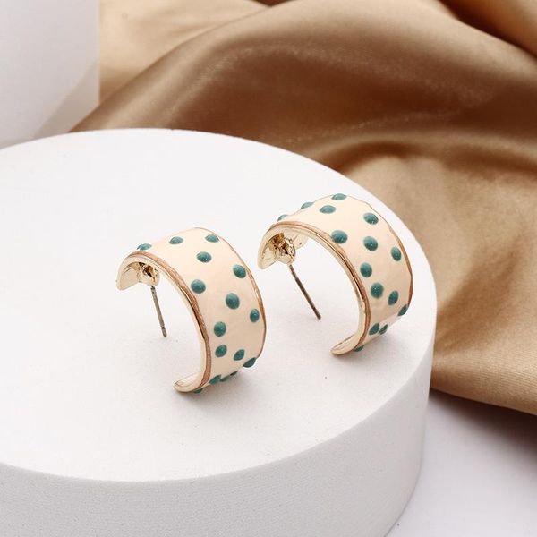 stud milky white dripping oil earrings circle polka dots graffiti korean style design clips wholesale women jewelry, Golden;silver
stud milky white dripping oil earrings circle polka dots graffiti korean style design clips wholesale women jewelry, Golden;silver