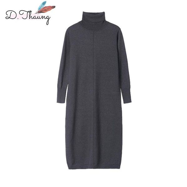 casual dresses autumn winter women knitting dress 2021 high-necked medium long female sweater large size loose ladies cw375, Black;gray
casual dresses autumn winter women knitting dress 2021 high-necked medium long female sweater large size loose ladies cw375, Black;gray