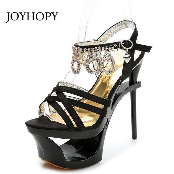 rhinestone thin heel bohemia sandals women hollowed out platform strange style shoes 16cm high heels woman ws1679, Black
rhinestone thin heel bohemia sandals women hollowed out platform strange style shoes 16cm high heels woman ws1679, Black