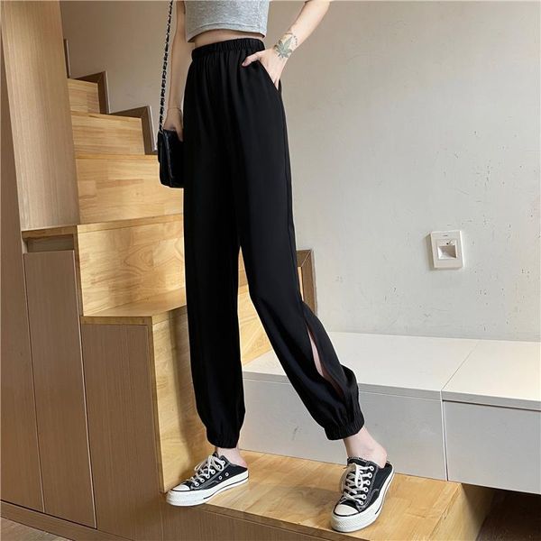 women's pants & capris black hole summer loose korean leggings chic high waist vertical casual capri women, Black;white
women's pants & capris black hole summer loose korean leggings chic high waist vertical casual capri women, Black;white