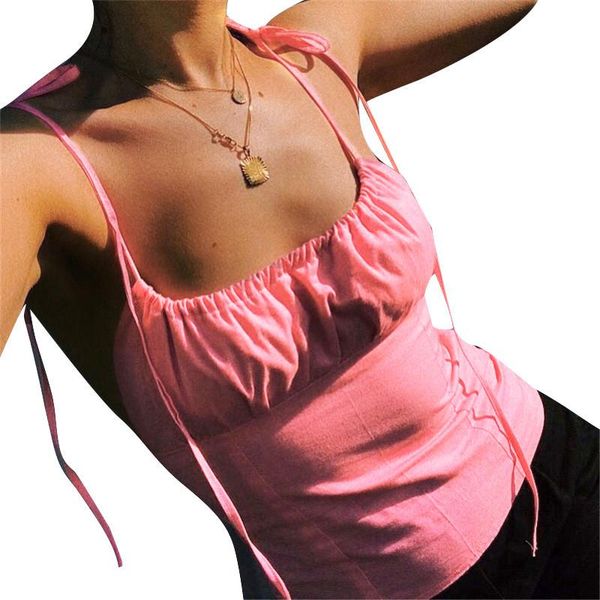 women's tanks & camis 2021 women summer ruched solid elegant casual female camisole stretchy back pink top, White
women's tanks & camis 2021 women summer ruched solid elegant casual female camisole stretchy back pink top, White
