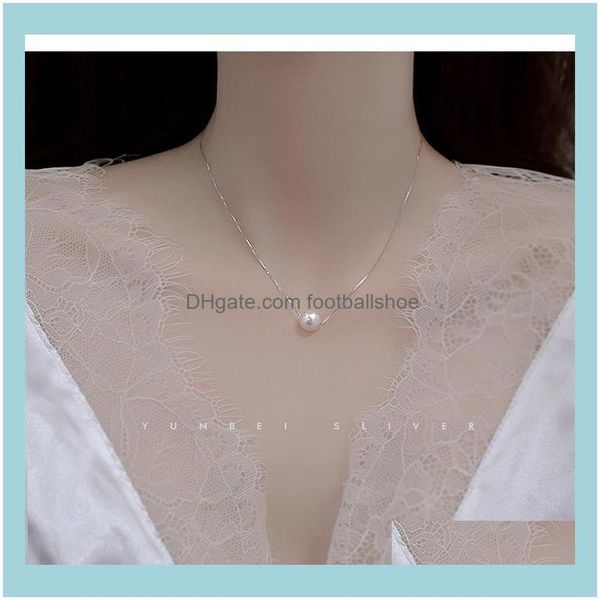 necklaces & pendants jewelrysterling sier pearl necklace with a small pendant simple jewellery for ladies chains drop delivery 2021 opguj, Silver
necklaces & pendants jewelrysterling sier pearl necklace with a small pendant simple jewellery for ladies chains drop delivery 2021 opguj, Silver