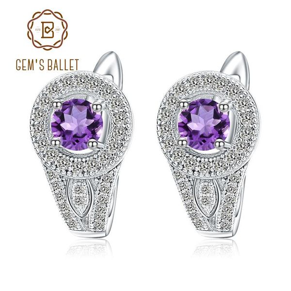 stud gem's ballet 0.95ct natural amethyst gemstone vintage earrings genuine 925 sterling silver women fine jewelry, Golden;silver
stud gem's ballet 0.95ct natural amethyst gemstone vintage earrings genuine 925 sterling silver women fine jewelry, Golden;silver