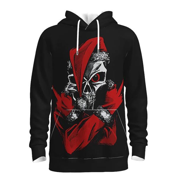 christmas evil skull pattern hoodie visual impact party punk gothic round neck sweater hoodie, Black
christmas evil skull pattern hoodie visual impact party punk gothic round neck sweater hoodie, Black