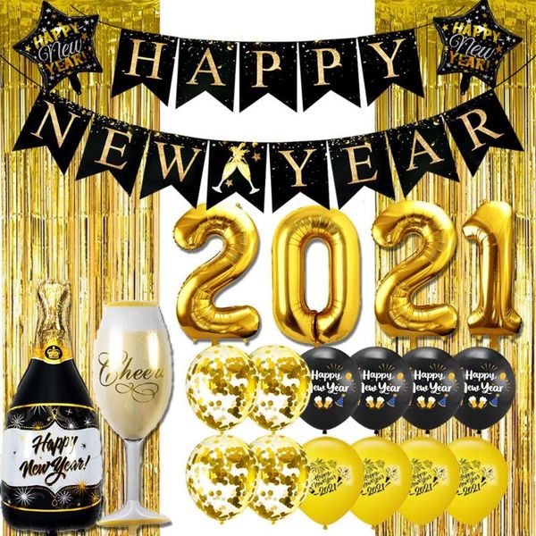 party decoration happy year balloon 2021 xxxl set, black gold banner, fringe curtain, foil helium confetti balloons numbe
party decoration happy year balloon 2021 xxxl set, black gold banner, fringe curtain, foil helium confetti balloons numbe