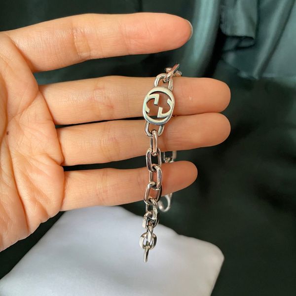 s925 silver interlocking bracelet, simple and fashionable gift for girlfriend exclusive fine jewel, Golden;silver
s925 silver interlocking bracelet, simple and fashionable gift for girlfriend exclusive fine jewel, Golden;silver