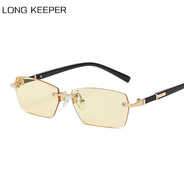 sunglasses rimless rectangle womens 2021 brown gradient lens sun glasses fashion square shades driving eyewear, White;black
sunglasses rimless rectangle womens 2021 brown gradient lens sun glasses fashion square shades driving eyewear, White;black