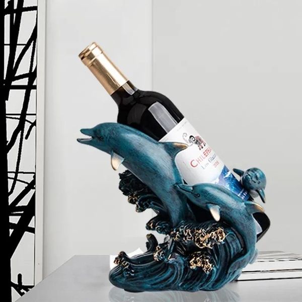tablewine racks creative crafts resin red holder frame dolphin room decoration cattle porcelain animal figurines
tablewine racks creative crafts resin red holder frame dolphin room decoration cattle porcelain animal figurines
