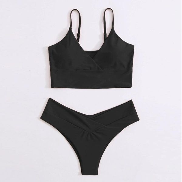 one-piece suits 2021 ladies swimsuit, solid color split shockproof gathered high waist cross triangle bikini swimsuit set
one-piece suits 2021 ladies swimsuit, solid color split shockproof gathered high waist cross triangle bikini swimsuit set