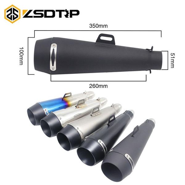 motorcycle exhaust system zsdtrp 51mm m4 pipe moto escape gp pot scooter for most dirt bike cross atv slip on
motorcycle exhaust system zsdtrp 51mm m4 pipe moto escape gp pot scooter for most dirt bike cross atv slip on