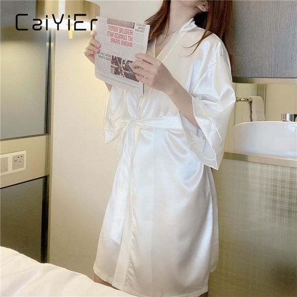 women silk kimono robe bathrobe bridesmaid robes nightdress satin sleepwear bathing belt pajamas women's, Black;red
women silk kimono robe bathrobe bridesmaid robes nightdress satin sleepwear bathing belt pajamas women's, Black;red