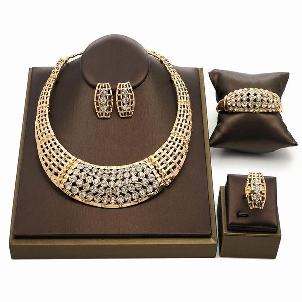 earrings & necklace 2021 dubai gold designer jewelry sets nigerian women wedding bridal set fashion african beads wholesale, Silver
earrings & necklace 2021 dubai gold designer jewelry sets nigerian women wedding bridal set fashion african beads wholesale, Silver
