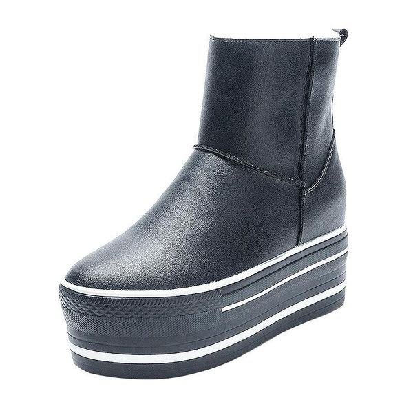 boots krasovki snow 2021 women warm genuine leather autumn winter motorcycle booties platform super thick sole shoes, Black
boots krasovki snow 2021 women warm genuine leather autumn winter motorcycle booties platform super thick sole shoes, Black