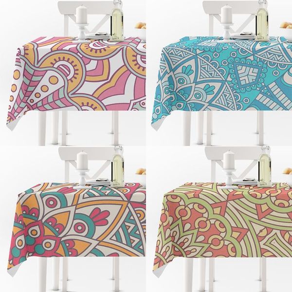 table cloth mandala india kitchen decor pink green red color waterproof anti-stain tablecloth party birthday decoration
table cloth mandala india kitchen decor pink green red color waterproof anti-stain tablecloth party birthday decoration