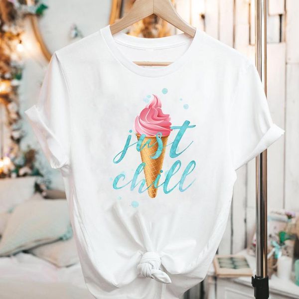 women's t-shirt women graphic short sleeve ice cartoon watercolor summer fashion 90s print female clothes tees tshirt, White
women's t-shirt women graphic short sleeve ice cartoon watercolor summer fashion 90s print female clothes tees tshirt, White