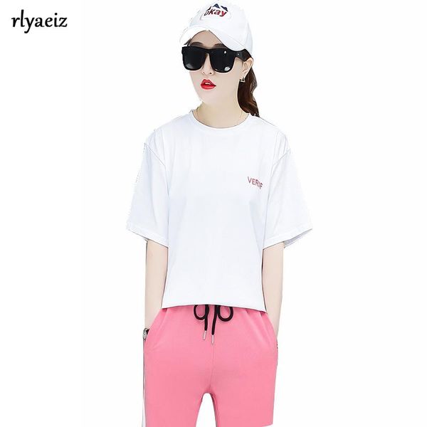 rlyaeiz fashion 2 piece set women tracksuit 2021 summer sweat suit back printed t shirts + striped pants sporting suits women's two, White
rlyaeiz fashion 2 piece set women tracksuit 2021 summer sweat suit back printed t shirts + striped pants sporting suits women's two, White