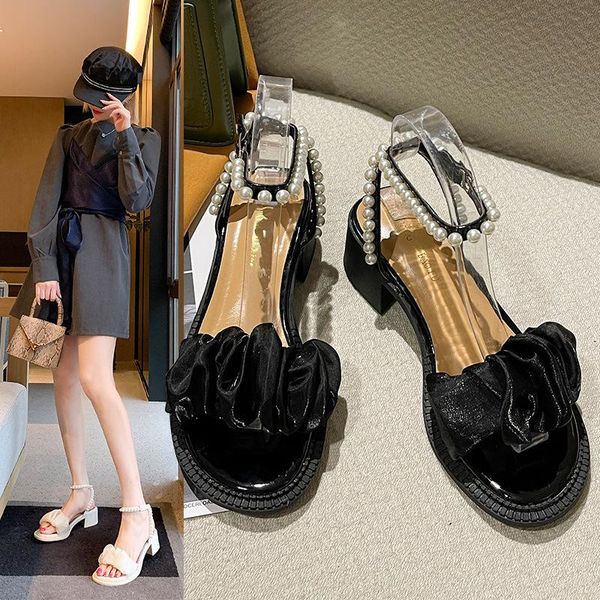 sandals low woman leather low-heeled rome rubber pu fabric hoof heels slides rub, Black
sandals low woman leather low-heeled rome rubber pu fabric hoof heels slides rub, Black