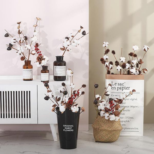 decorative flowers & wreaths bouquet set lotus pom cotton pine cone real floral home furnishings dried branch decoration immortal
decorative flowers & wreaths bouquet set lotus pom cotton pine cone real floral home furnishings dried branch decoration immortal