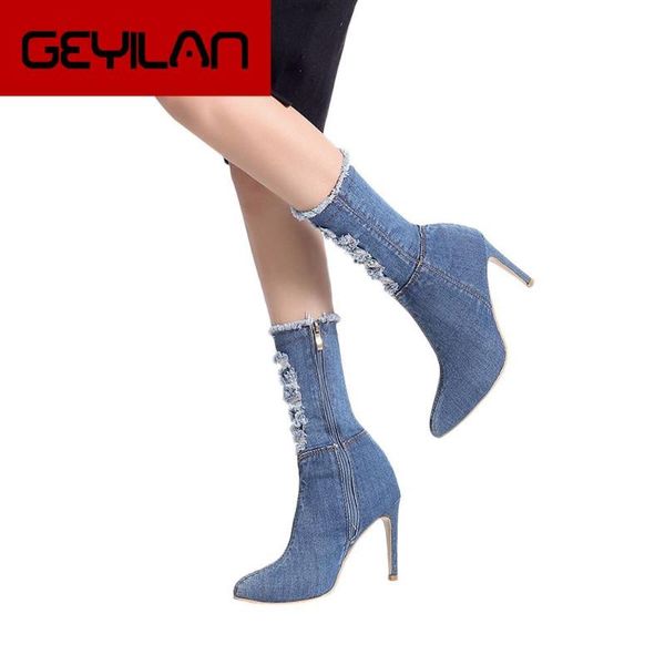 boots women high heel shoes 2021 middle tube boot denim zippe solid color pointed toe outside super casual, Black
boots women high heel shoes 2021 middle tube boot denim zippe solid color pointed toe outside super casual, Black
