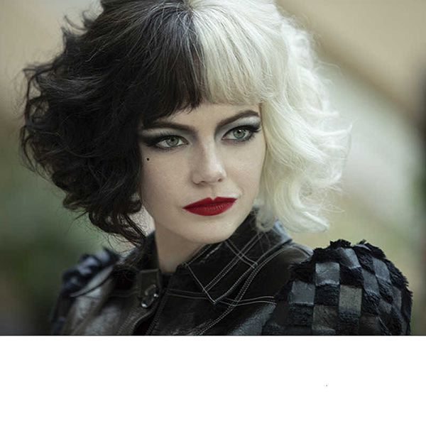 spotted dog cruella de vil witch kukuira's same yin-yang head black-and-white animation wig
spotted dog cruella de vil witch kukuira's same yin-yang head black-and-white animation wig