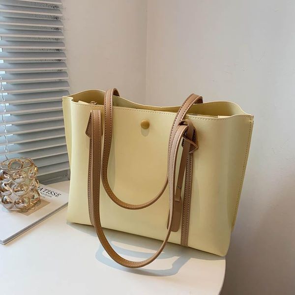 shoulder bags 2021 korean version simple texture large capacity women's bag trend contrast color one tote fashion handbag purses
shoulder bags 2021 korean version simple texture large capacity women's bag trend contrast color one tote fashion handbag purses