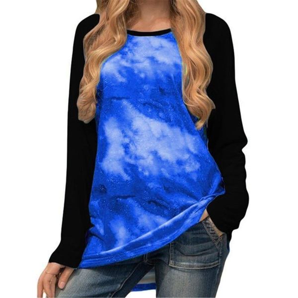 women's t-shirt casual women long sleeve plus size tie dye print shirts harajuku loose tshirt streetwear pullover ll4, White
women's t-shirt casual women long sleeve plus size tie dye print shirts harajuku loose tshirt streetwear pullover ll4, White