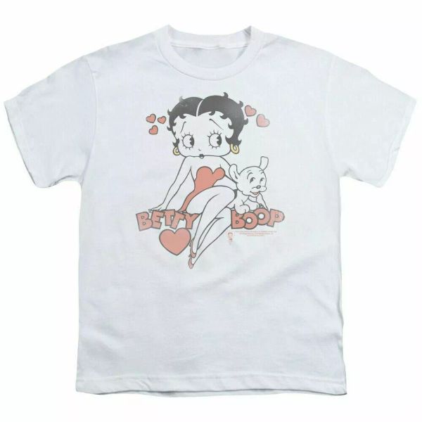 Betty Boop Classic With Pup Kids Youth T Shirt Licensed Cartoon Tee White, White;black
Betty Boop Classic With Pup Kids Youth T Shirt Licensed Cartoon Tee White, White;black