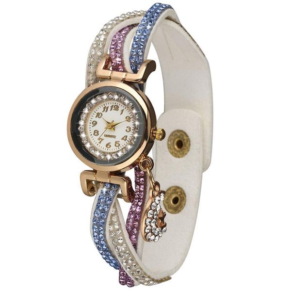 luxury golden case bracelet watch for women exquisite special diamond-encrusted watchband quartz movement clock wristwatches, Slivery;brown
luxury golden case bracelet watch for women exquisite special diamond-encrusted watchband quartz movement clock wristwatches, Slivery;brown