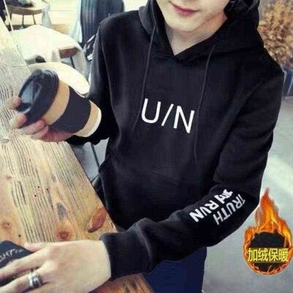 cassindon sweater men's hoodie autumn and winter plush clothes pure black students have hooded long sleeve t-shirt y33
cassindon sweater men's hoodie autumn and winter plush clothes pure black students have hooded long sleeve t-shirt y33