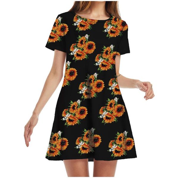 flower printed dresses for women party casual short sleeve o-neck ladies loose vintage dress robe boheme femme woman, Black;gray
flower printed dresses for women party casual short sleeve o-neck ladies loose vintage dress robe boheme femme woman, Black;gray
