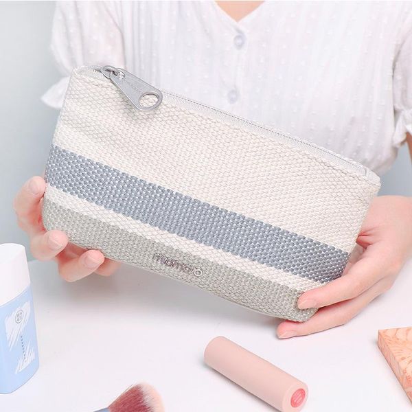 cosmetic bags & cases japanese style bag women simple strips canvas makeup organizer for cosmetics pouch neceser mujer make up
cosmetic bags & cases japanese style bag women simple strips canvas makeup organizer for cosmetics pouch neceser mujer make up