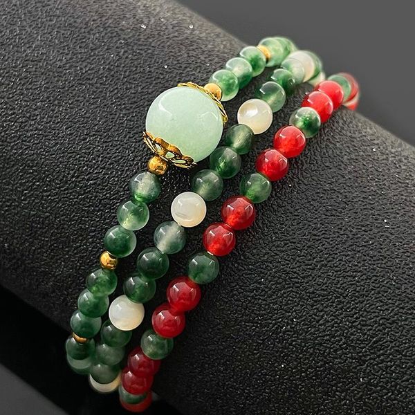 beaded, strands trendy natural stone bracelet for women green red bead set birthday gift christmas handmade jewelry, Black
beaded, strands trendy natural stone bracelet for women green red bead set birthday gift christmas handmade jewelry, Black
